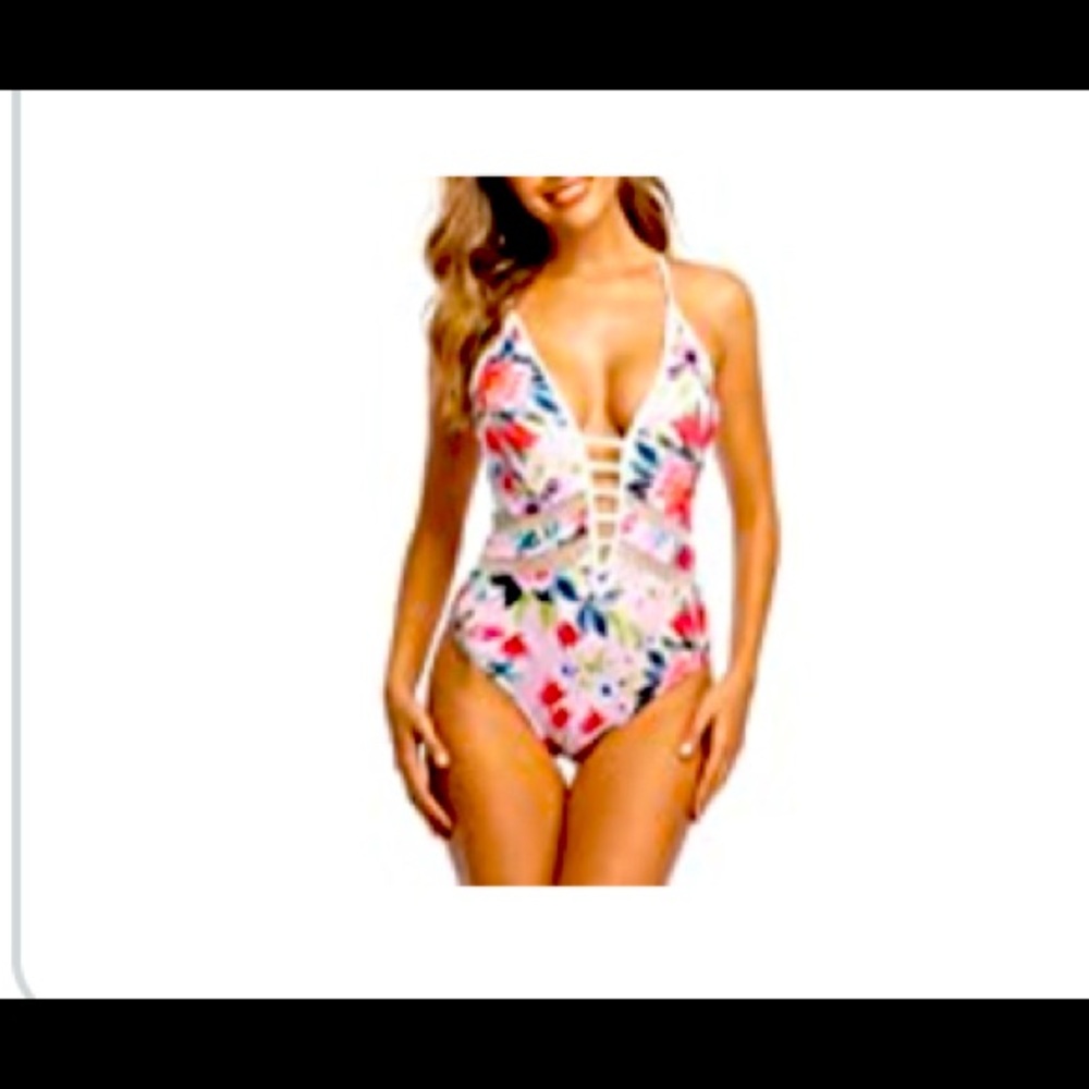 SOCIALA Women's Halter One Piece Swimsuits
